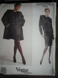 2556 PATRICK KELLY 2 BRSTD COAT, JACKET, SKIRT PATTERN 8-12